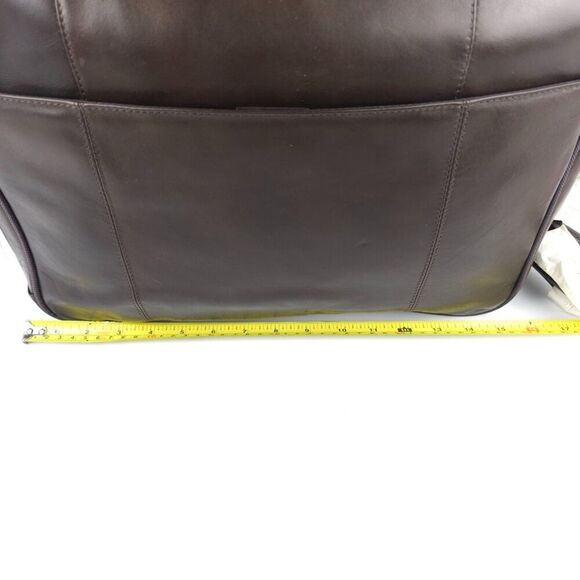 NWT Wilsons Leather Laptop Bag Briefcase Crossbody Convertible Brown Classic - Picture 5 of 14
